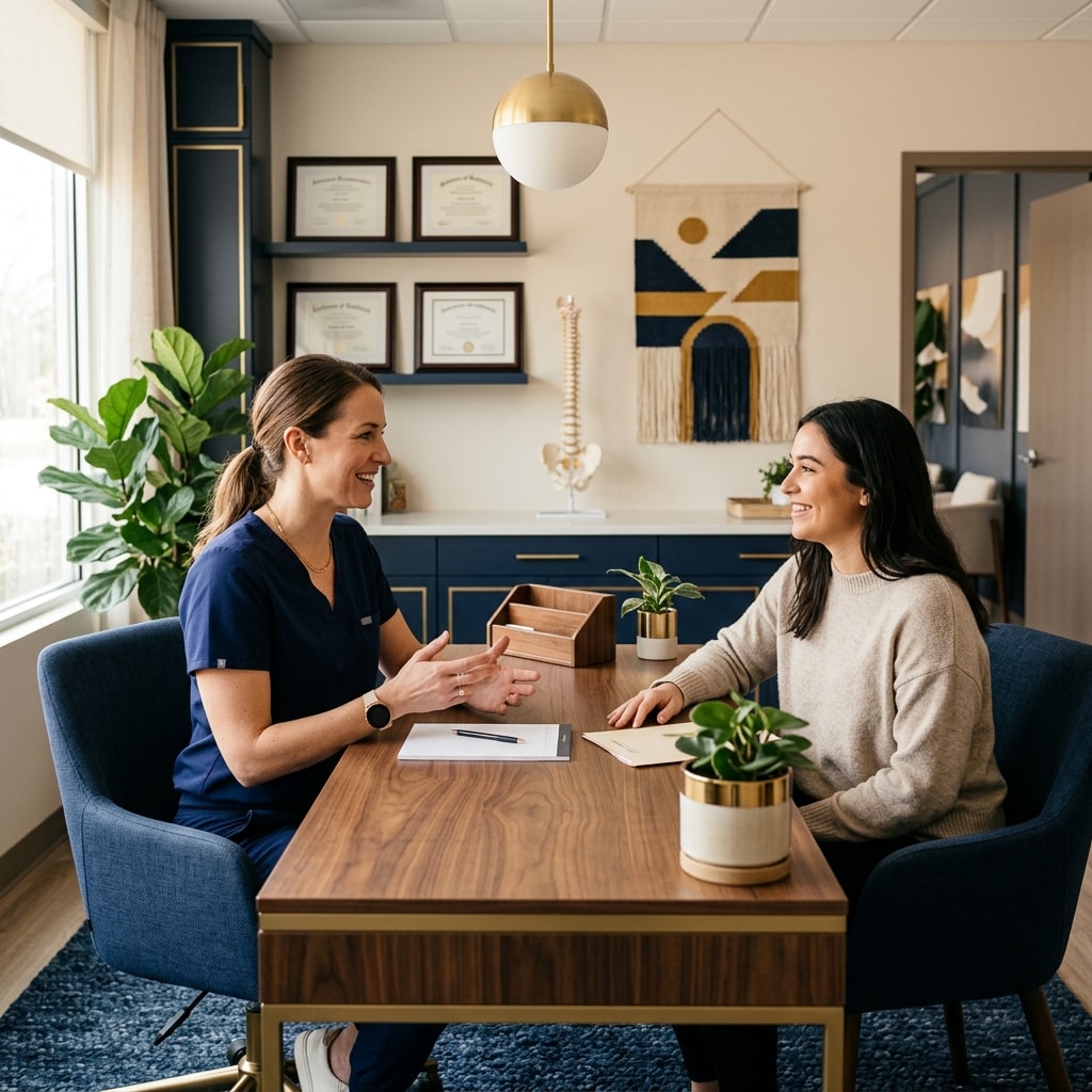 New patient consultation with Dr. Whitmore